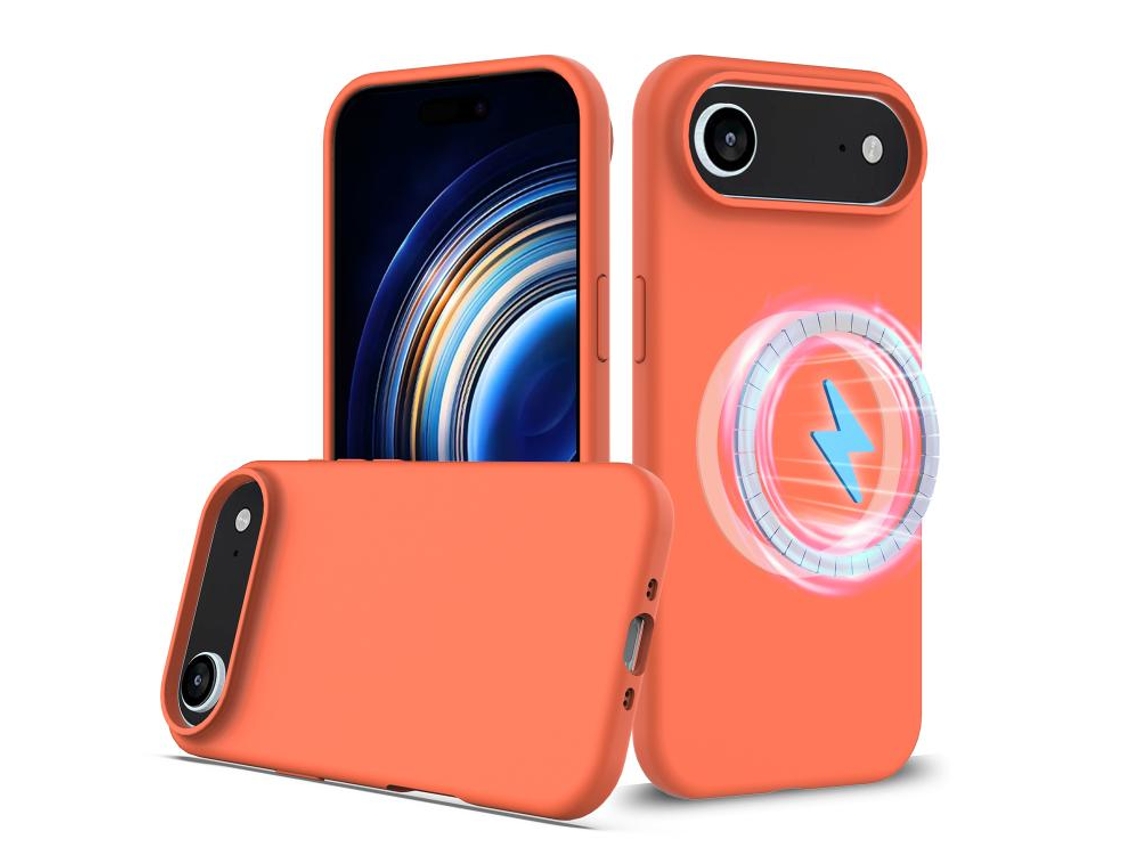 Capa De Silicone Com Magsafe Para Iphone Air - À Prova De Choque E Resistente A Quedas