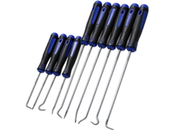 Conjunto De 10 Peças Com Gancho E Broca Para Manutenção E Reparo.