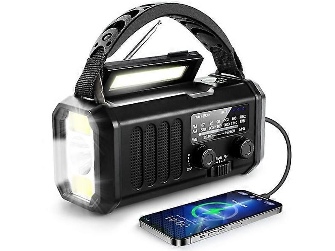 Rádio Prunus J 369, sobrevivência, portátil, bateria, solar, GOKOCO