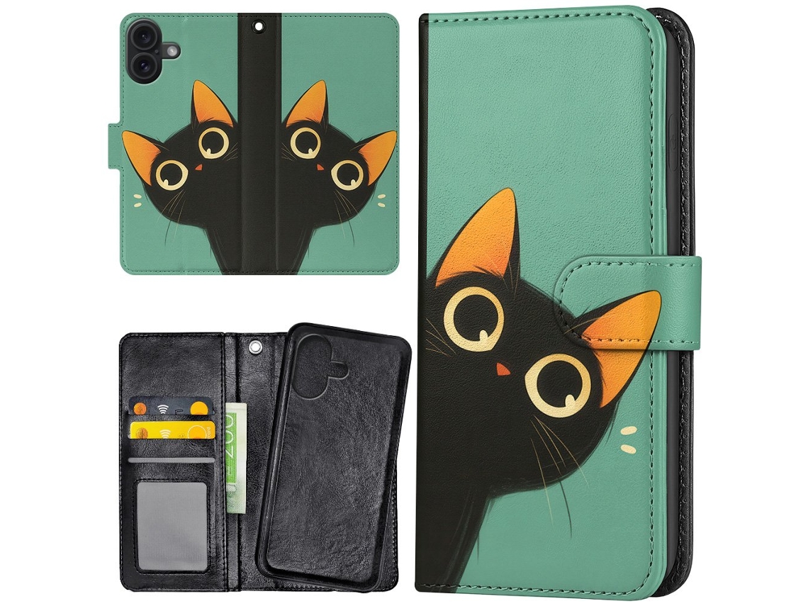 Capa Carteira Para Iphone 17/capa Cat
