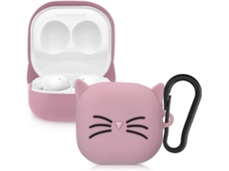 Capa Para Fone De Ouvido Compatível Com Samsung Buds Live / Buds Live Pro Universal Capa Protetora De Silicone Preta Pó Leve Brilvibera