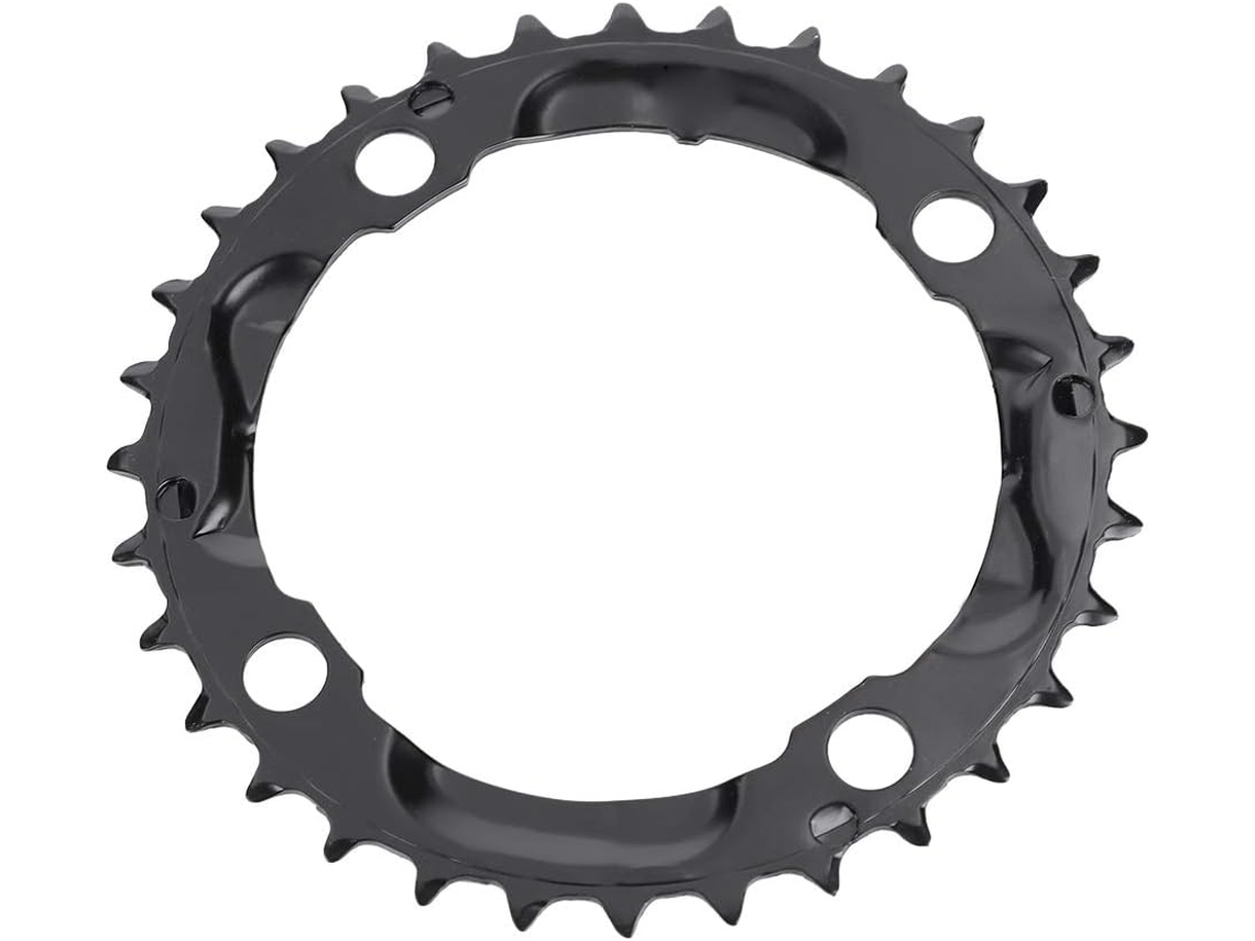 Coroa De Bicicleta Bcd104 32t, Preta, 5,1 Polegadas, Aço, Para Uso Diário Na Bicicleta