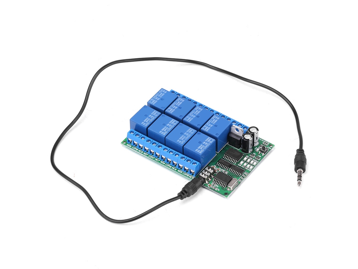 Laxiscreed Relé Dtmf Com 8 Canais Para Telefone, Decoder De Voz E Controle Remoto