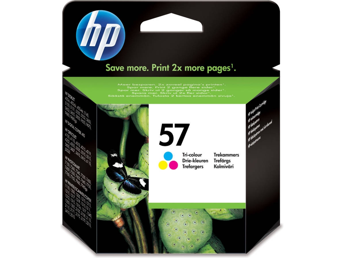 Tinteiro HP 57 - C6657AE Ciano, Magenta, Amarelo