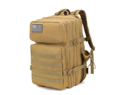 Mochila Grande Multifuncional Para Caminhadas, Escaladas, Acampamentos E Ciclismo, Com Padrão Camuflado, Estilo Militar - 3