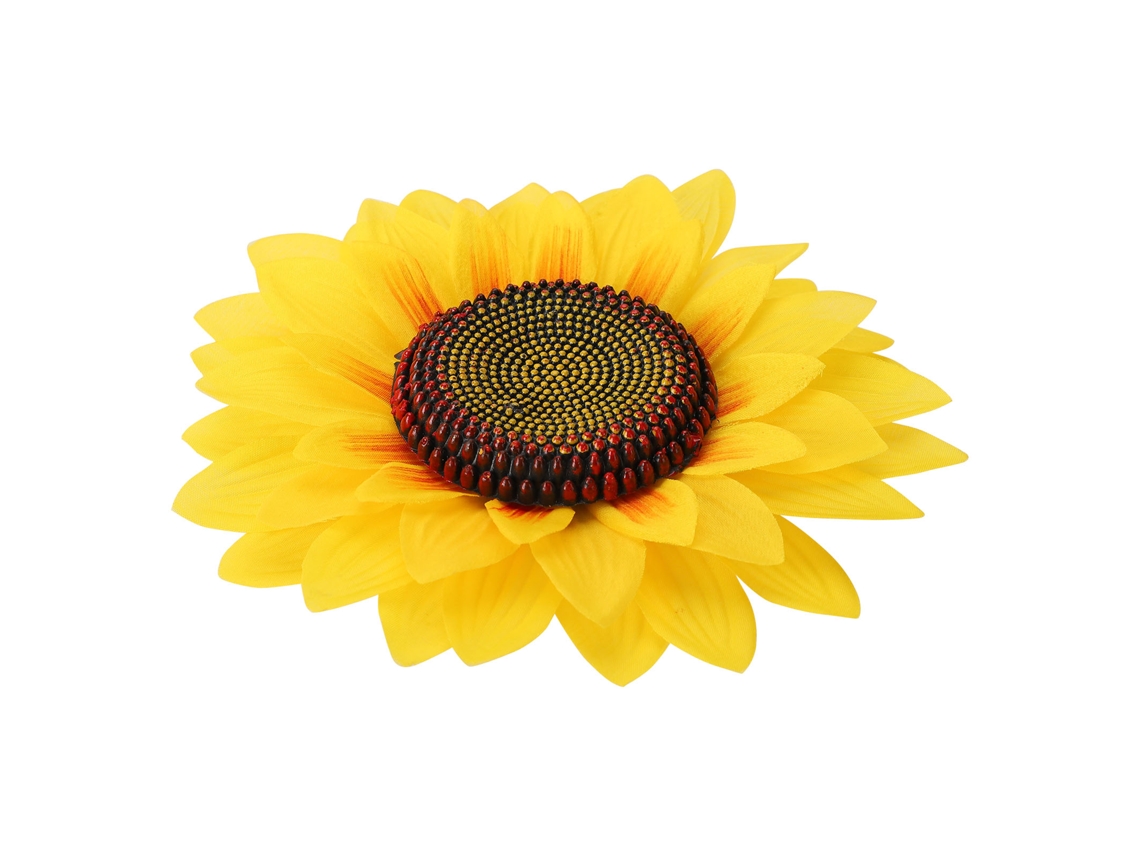 Cabeça De Girassol Artificial 4 Camadas Tamanho 30cm