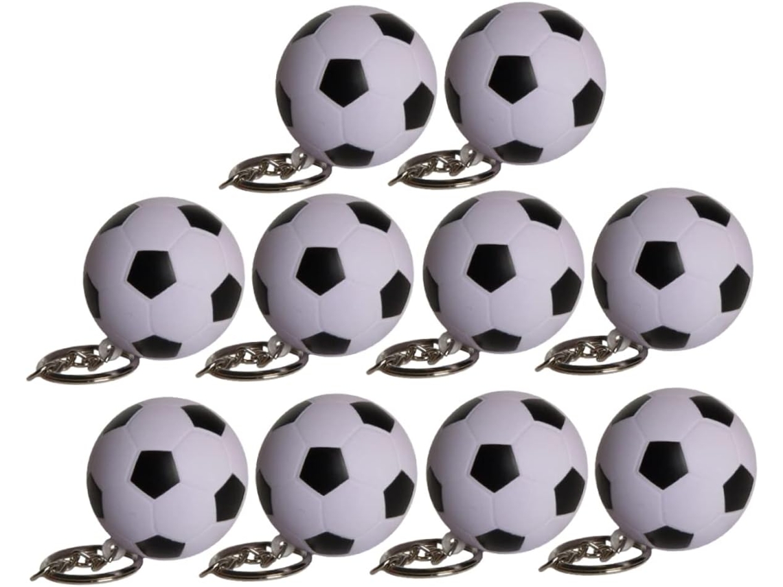 Chaveiro Multifuncional Em Formato De Bola Futebol Americano, Caneta