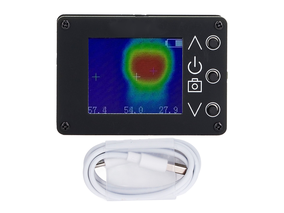Câmera Térmica Com Tela Tft De 1,8 Polegadas, 32x24 Pixels, Resolução De 160x128, Mini Câmera Térmica Infravermelha Brilvibera