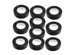 Fita Isolante Elétrica Cabilock, Pacote Com 10 Rolos, Ideal Para Cabos E Fiação Automotiva De Alta Temperatura