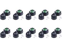 Conjunto de 10 Dados de Rolagem Automáticos para Festas, Bares e Pubs, Alimentados por Bateria, Incluindo 5 Dados Pretos. SFUSHOS