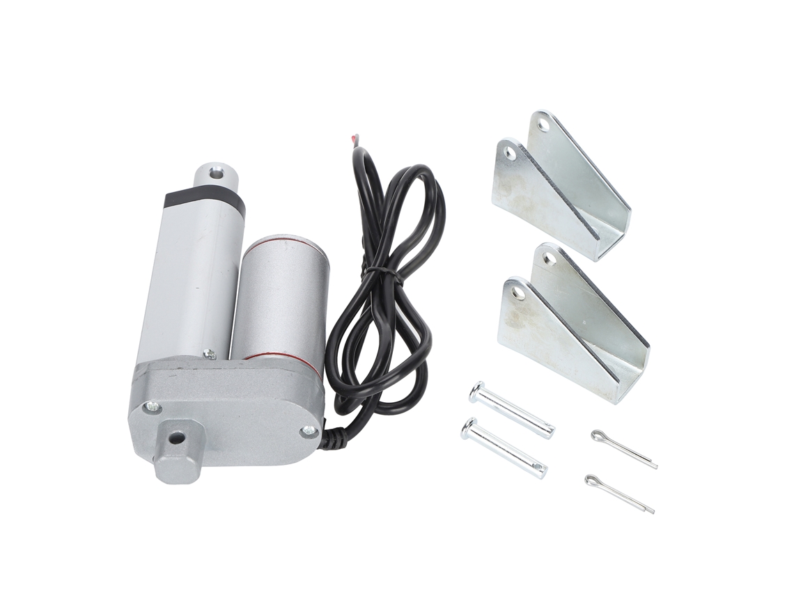 Atuador Linear Elétrico Motor Putter 50mm 750n Dc12v Com Suporte Controle Industrial