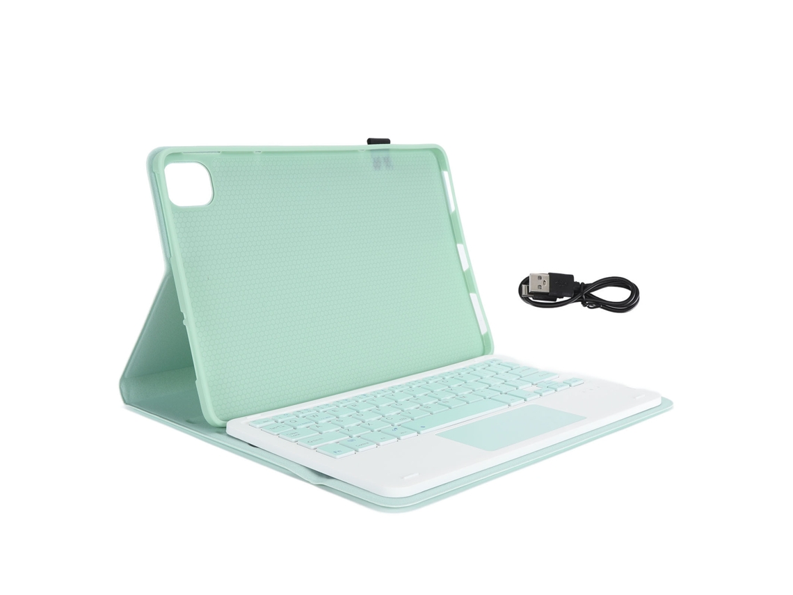 2026zentro-capa Com Teclado Sem Fio Bluetooth Magnético Delgado Para Xiaomi Mi Pad 5 E 5 Pro Verde Claro