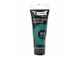 Tinta Acrílica CAMPUS (Verde Escuro N°803 - 100ml)