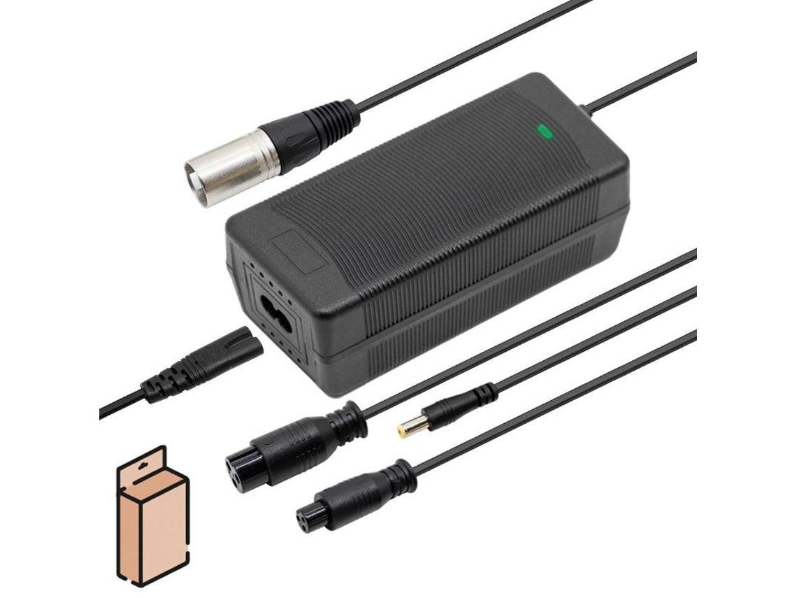 Carregador 52v (saída 58,8v) 2a Com Conectores Dc/gx16/gx12/xlr
