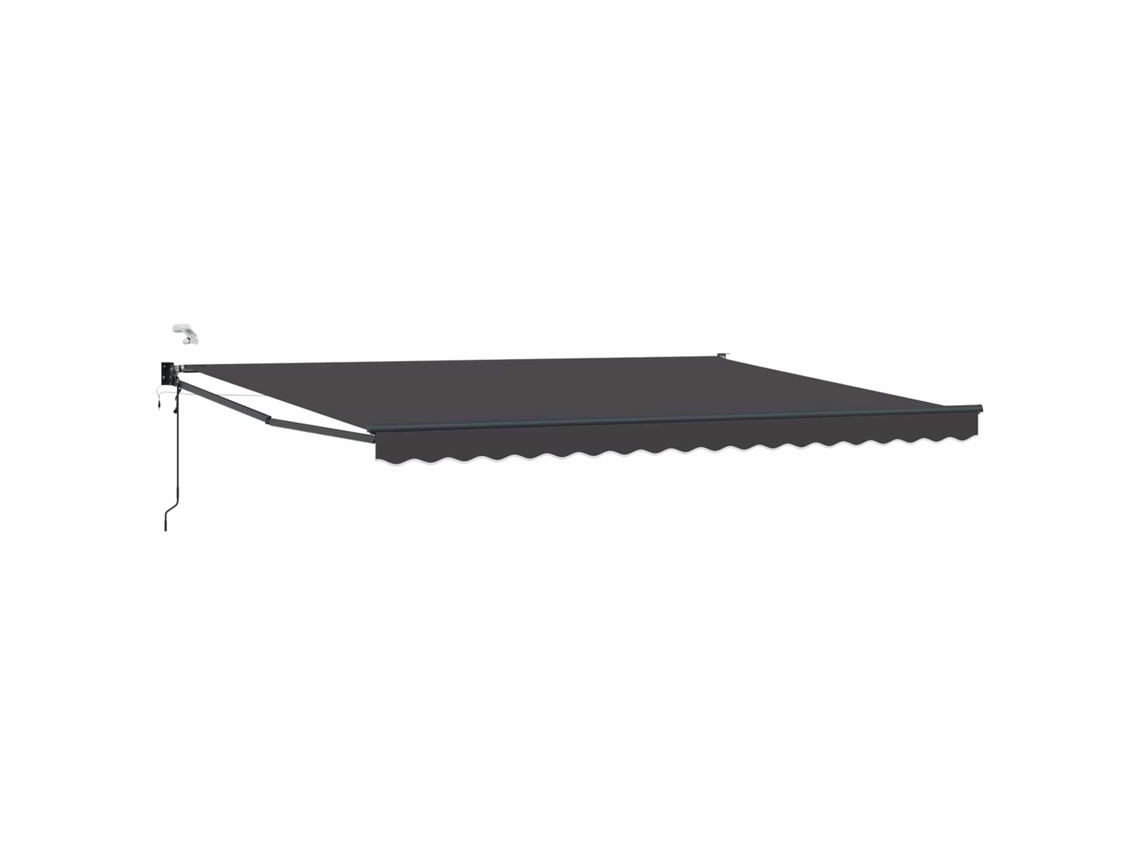 Vidaxl Toldo Retrátil Elétrico Antracite 4 X 2 M