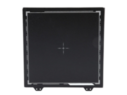 Placa De Aço Com Pó Preto Pei De Textura Dupla Para Prusa Anet Cr-20 220mm Com Adesivo Magnético Lado B