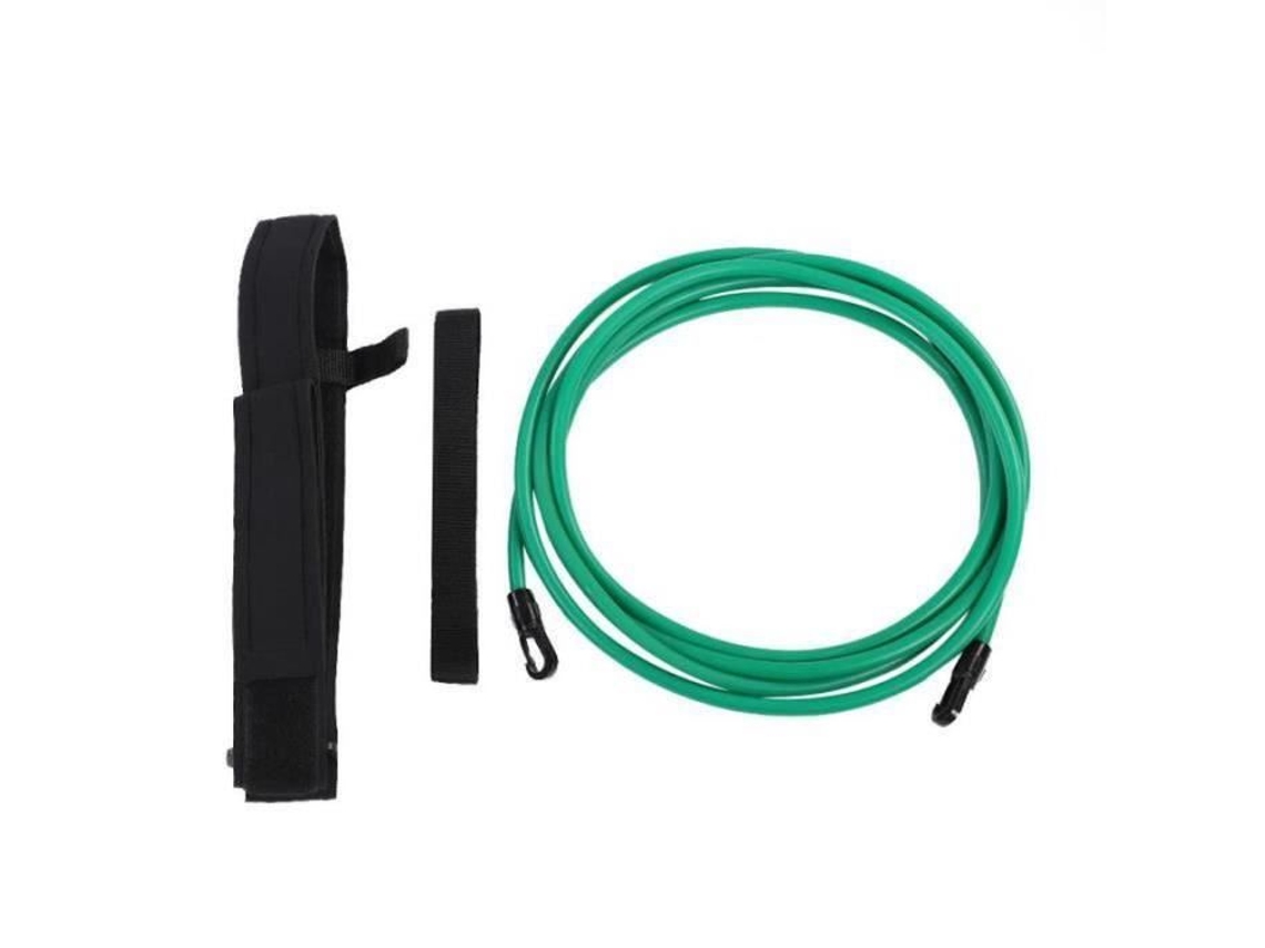 Correia de Natação Conjunto de Treinamento de Natação Piscina Cinto de Resistência Cinta de Treinamento Faixa Verde 6Mm * YWEI
