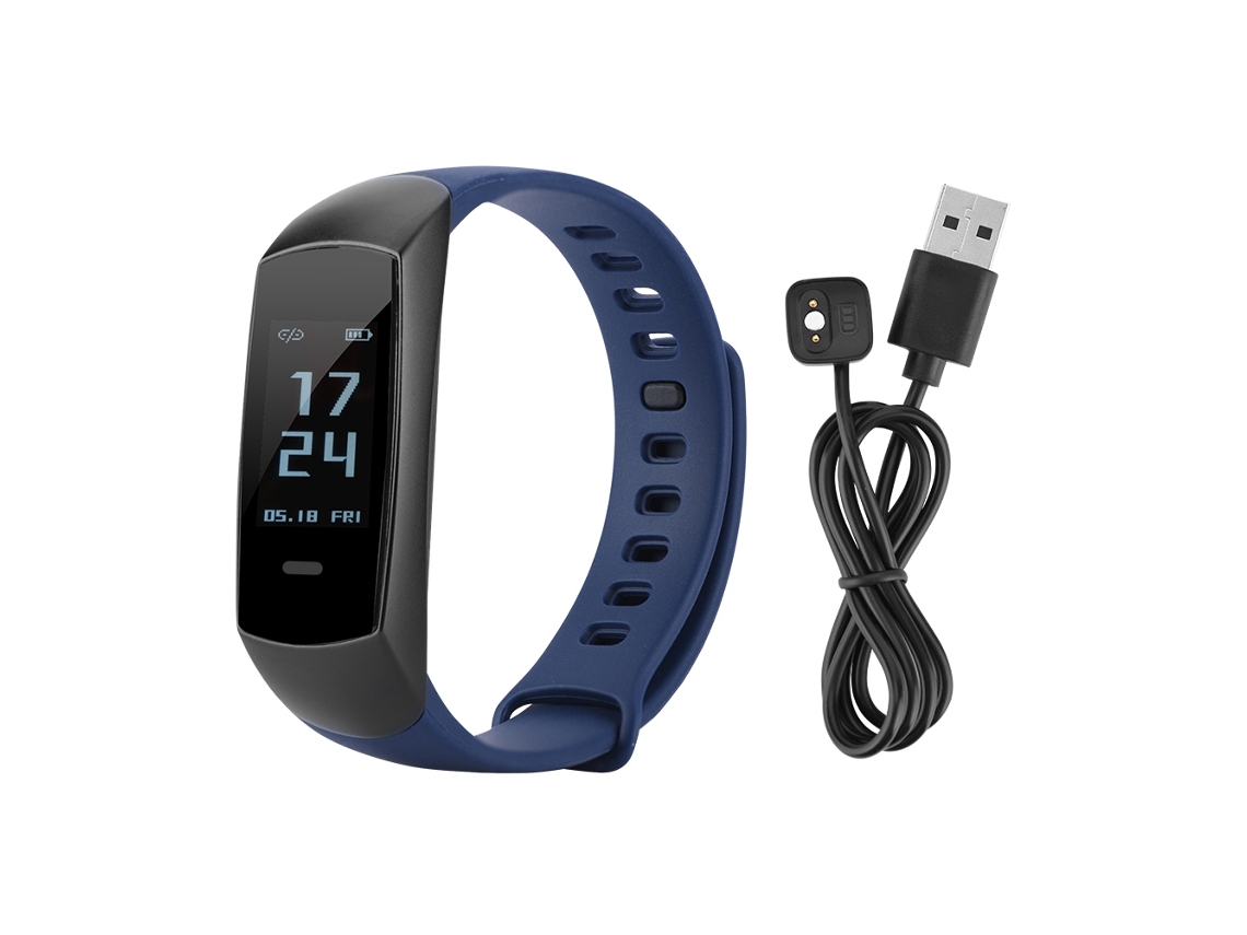 Pulseira Inteligente EOOCOO com monitoramento cardíaco e bateria de 20 dias