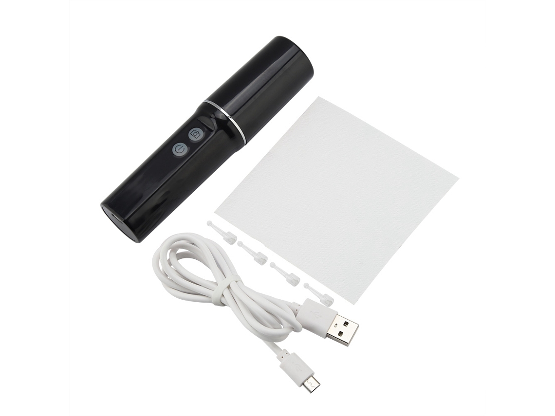 Laxiscreed Endoscópio Auricular Wifi Com Lente De 3,9mm, Gravação Hd E Luz Led Portátil