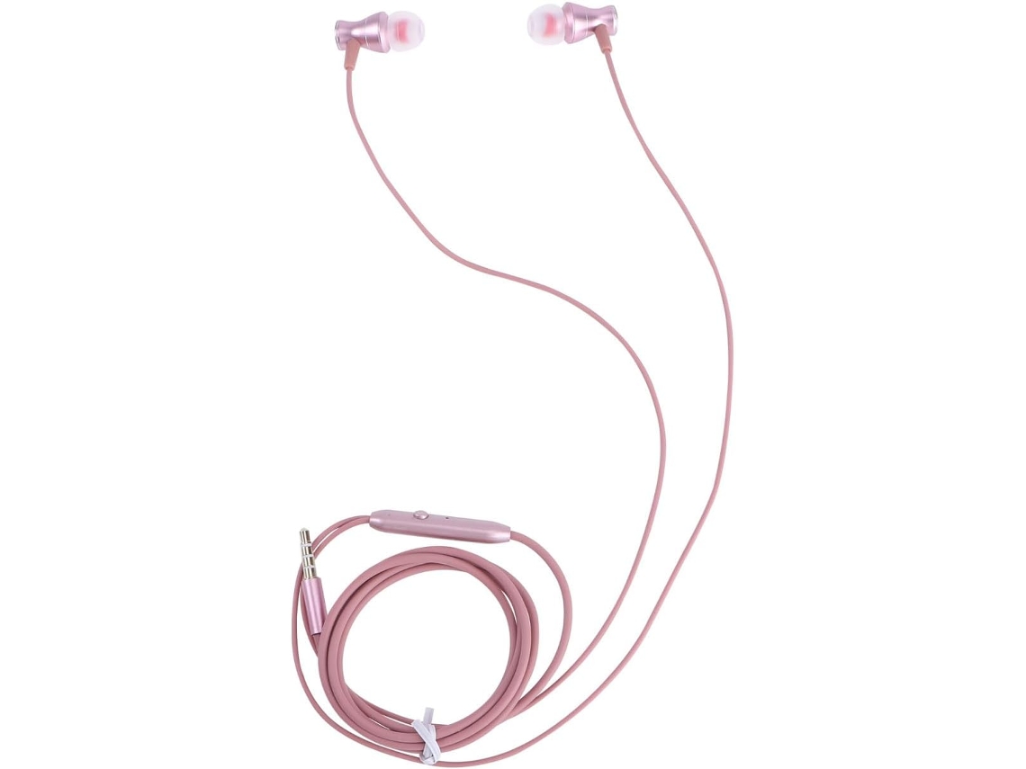 Fones De Com Fio Ao Suor, 3,5 Mm E Fone Para Ar Livre, Ouro Rosa