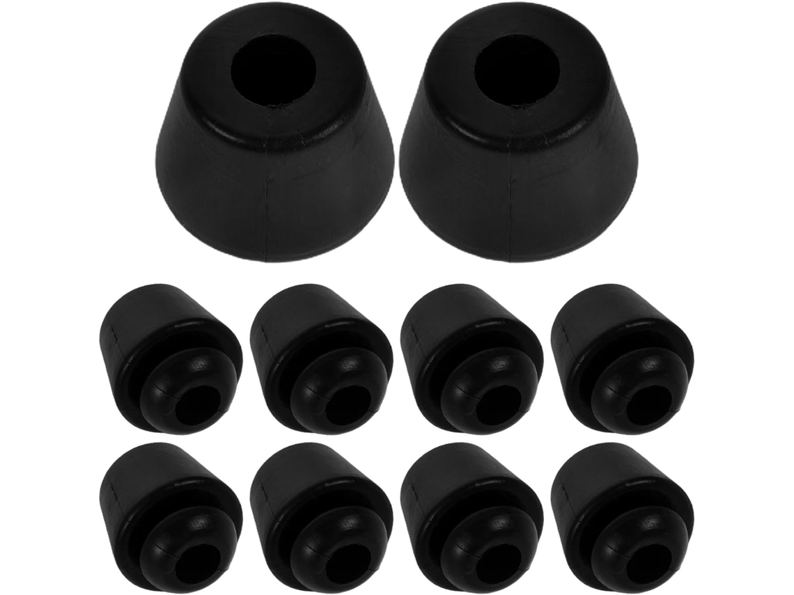 Conjunto de 10 almofadas brancas "Brunch Coxins" para amortecer o impacto nas portas do carro.