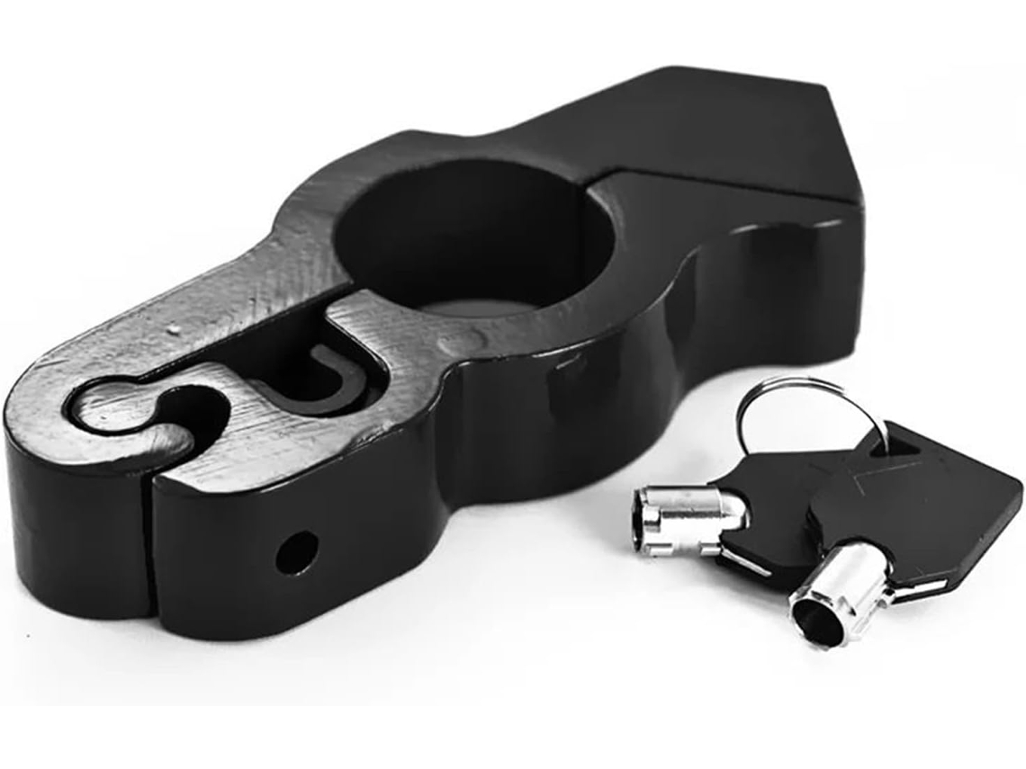 Cadeado para Guidão de Motocicleta Compatível com Zontes G1 125 Adequado Cabo Aço Inoxidável Integrado: