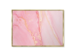 Quadro magnético de parede com ondas sutis para o quarto Espelharte (100x70 cm)