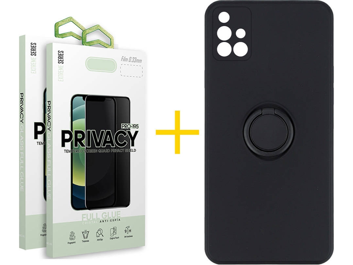 Capa + 2 Películas para Samsung Galaxy A71 SKYHE Preto