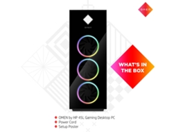 Desktop Gaming HP Omen 45L GT22-0022np (AMD Ryzen 9 5900X - NVIDIA GeForce RTX 3070 Ti - RAM: 32 GB - 2 TB HDD + 512 GB SSD)