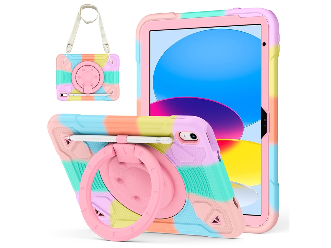 Lurelia Capa Para Ipad 10 E 11 De Fevereiro De 2025, Silicone, Rosa, Proteção Contra Quedas