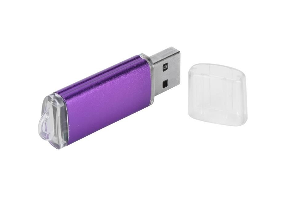 HURRISE Usb Flash Memory Clear Cover Usb Flash Drive Roxo Pen Drive de Armazenamento Portátil para Tablet Pc 1 Gb