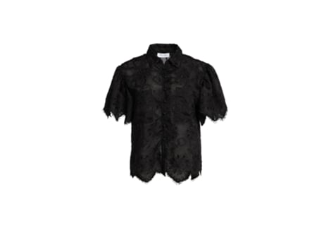 Blusa De Mulher Weili Zheng Algodão Preto (m)