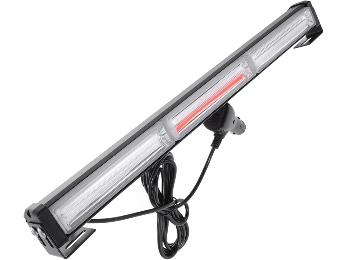 Luz Estroboscópica Led Cob Para Grade De Carro, Piscas Vermelhos E Azuis, Liga De Alumínio Resistente, Iluminação De