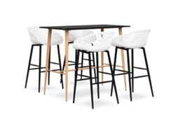 Bar Set, Bar Sets Vidaxl Preto Mdf