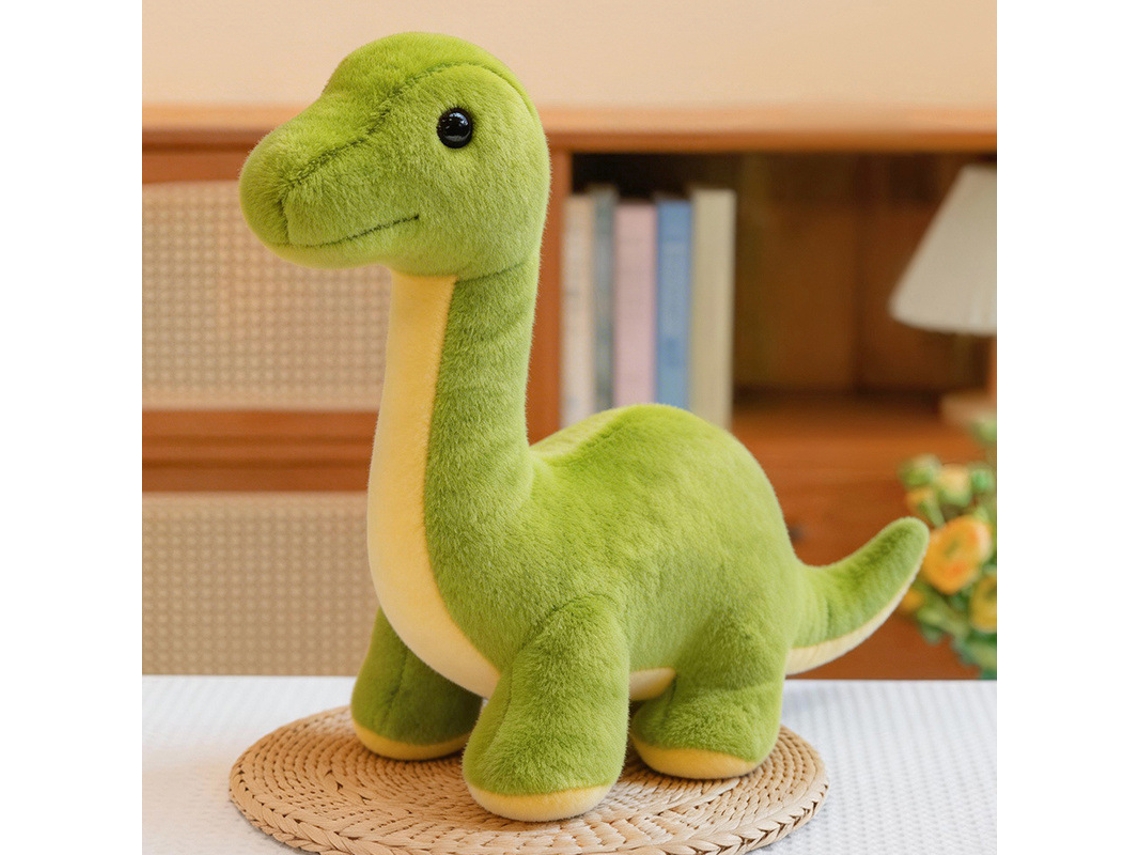 Dinossauro Verde Pelúcia Almofada Brinquedo Decorativo Cartoon Bonito Presente Infantil Stegosaurus CHABERLU
