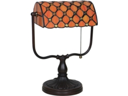 Luminária De Mesa Estilo Tiffany Botowi Com Vitrais, Contas De Cristal Mediterrâneo, Ideal Para Leitura, Quarto, Sala De