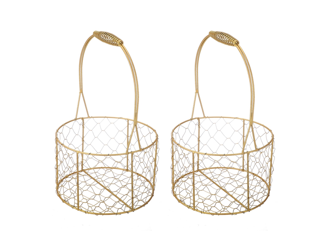 Cesto de Armazenamento para Rolhas de Vinho, Ferro, com Design de Abóbora, Decorativo e Prático