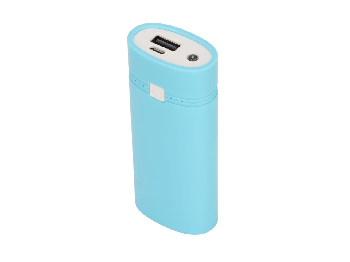 Aetheria caixa Diy Power Bank 2x18650 Carregador Usb Bateria Shell para Smartphone Azul