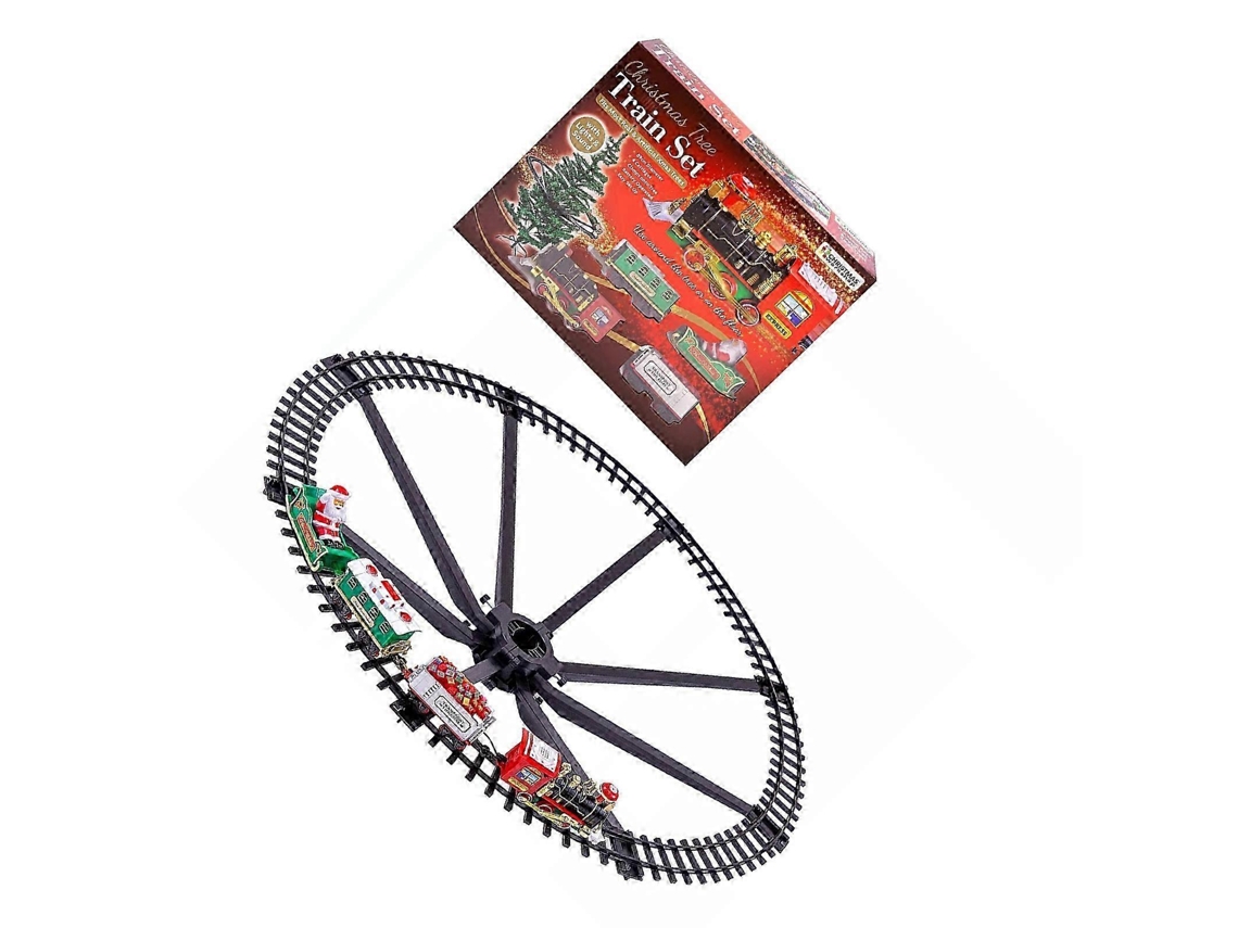 Comboio De Natal Para Árvore Com Som De Vapor E Farol