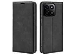Capa De Celular Retrô Em Couro Com Sucção Magnética Para Honor 200 Smart