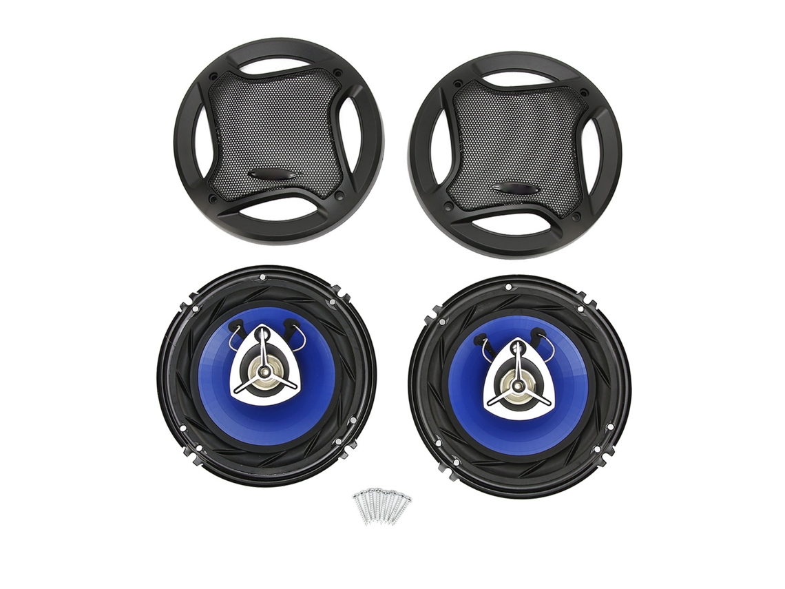 2 altavoces coaxiais de 500 W e 6,5 polegadas para sistemas de áudio de carro