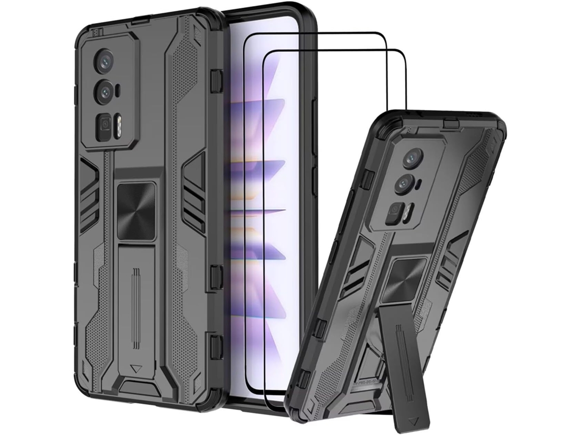 Conjunto De Capas Integrado Proteção Antichoque Para Xiaomi Xiaomi Poco F5 Pro 5g/redmi K60 Pro/k60 Hongwe. Magnética (2un)