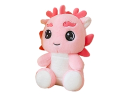 Boneco de Pelúcia Pink 35cm Dragão Mascote para Dormir LAXISCREED