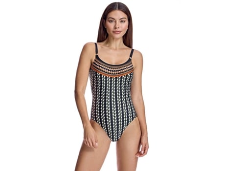 W250281 Maiô feminino Ory com decote redondo