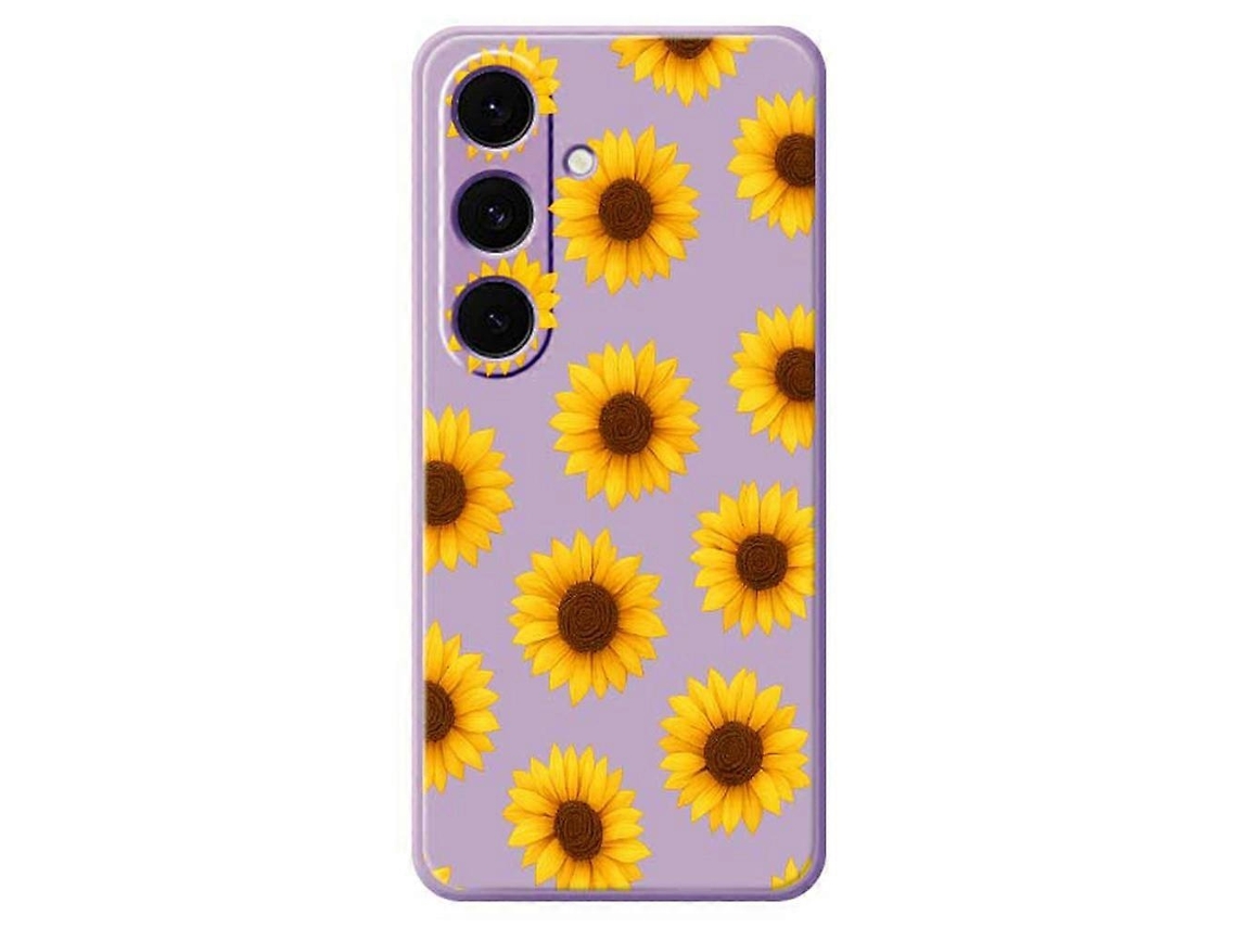Capa Tpu Para Samsung Galaxy S25, Roxa, Elysve