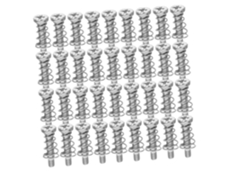 Conjunto De 100 Parafusos De Mola Para Montagem De Placa Mãe E Ventoinha De Gabinete De Computador, Gokoco