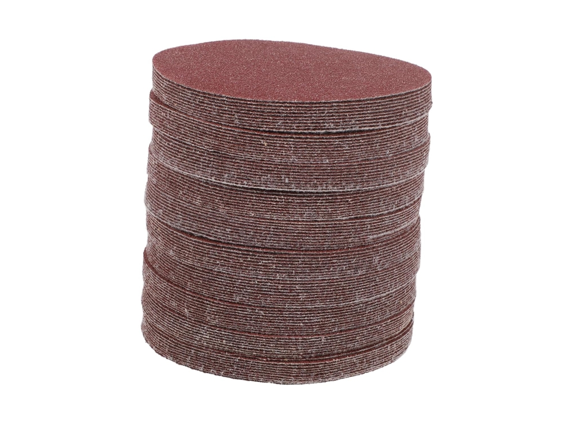 Conjunto De 100 Discos De Lixa Circulares Abrasivos Para Madeira E Metal, Com Diversas Granulações.