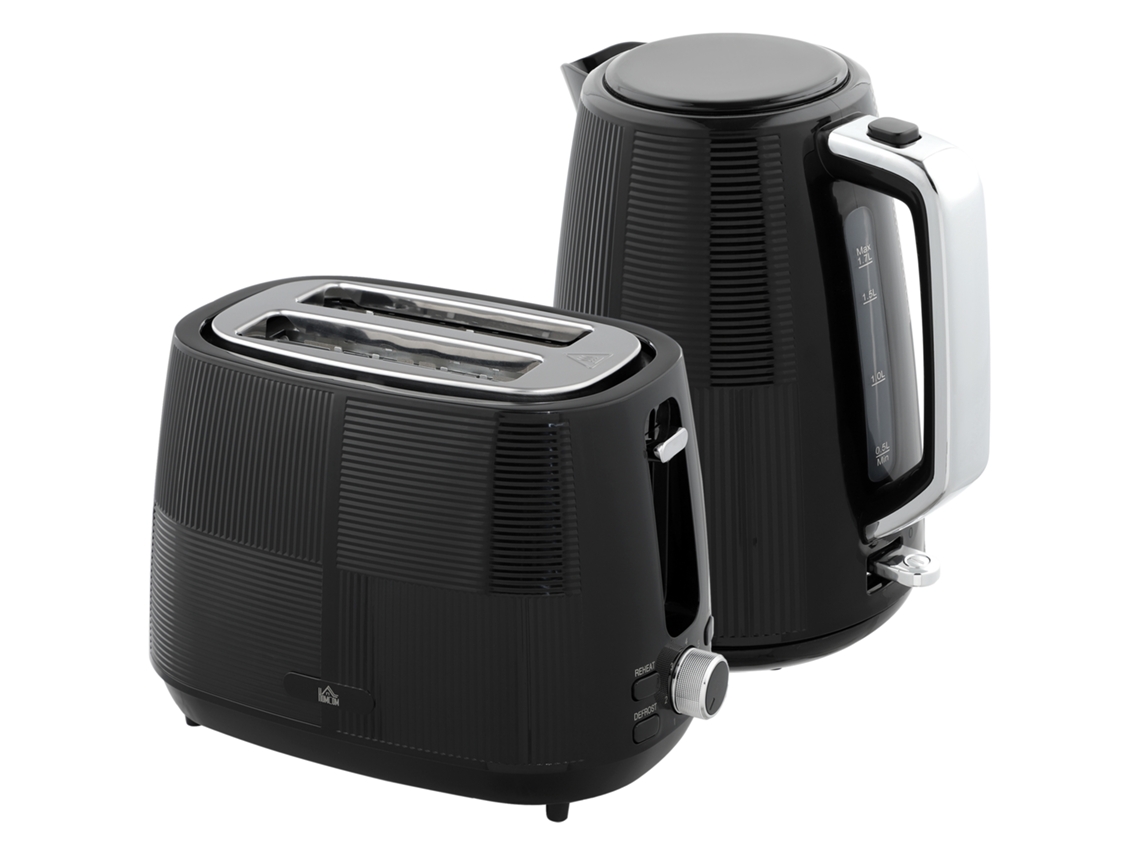 Kit De Fogueira E Torradeira 1,7l Aço Inox Preto