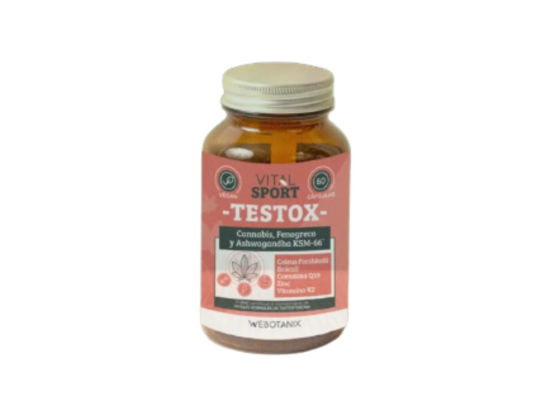 Testox 60 Cápsulas VitalSport WeBotanix WEBOTANIX