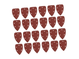 Conjunto De 40 Lixas Triangulares Com Lixadeira Para Uso Abrasivo Em Casa E Na Oficina.